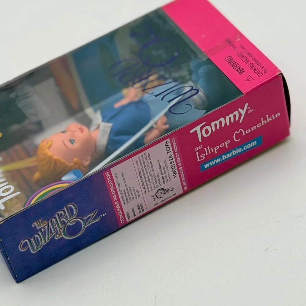 Mattel Wizard of Oz Tommy as Lollipop Munchkin Doll 1999 Vintage 25823 NIB